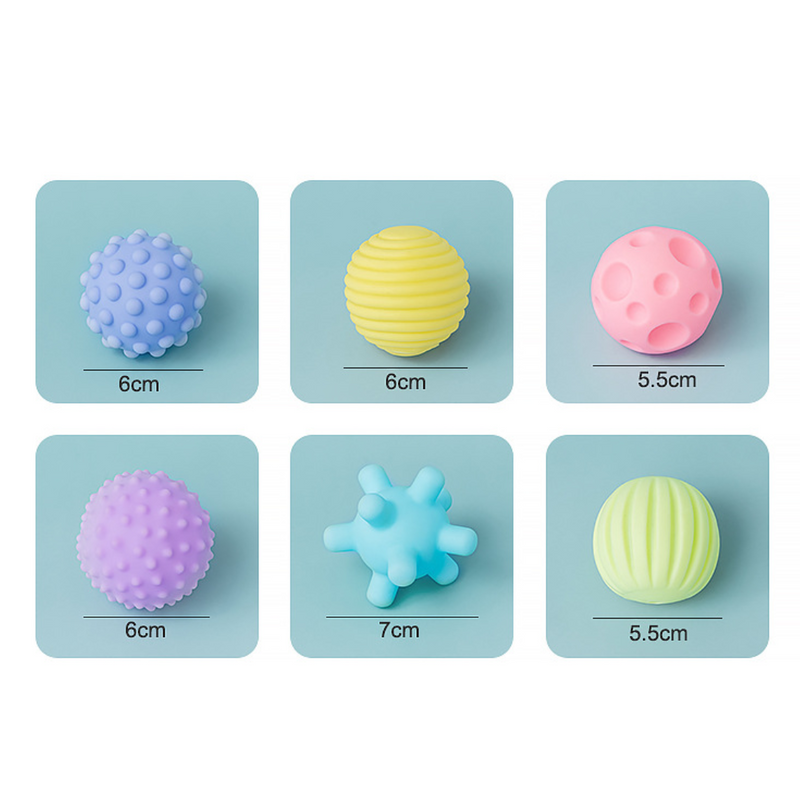 Mordedor Bebê Sensorial - Soft Balls Kit