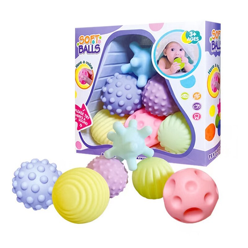 Mordedor Bebê Sensorial - Soft Balls Kit